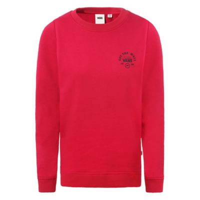 Attendance Crew Sweater | Red | Vans