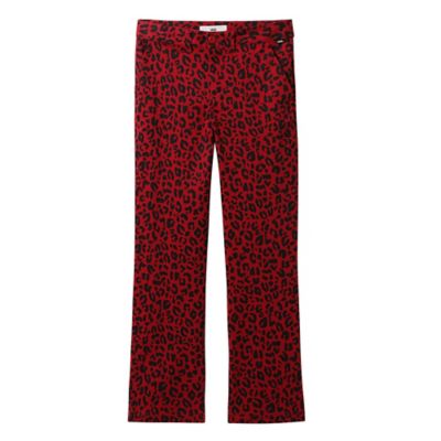 vans rouge leopard