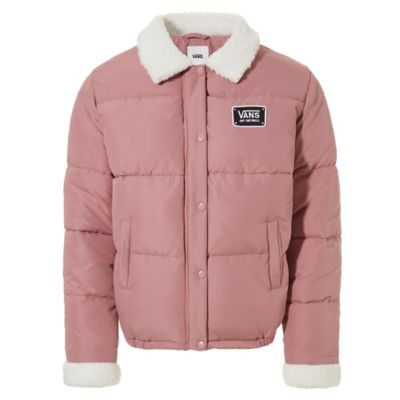pink vans coat