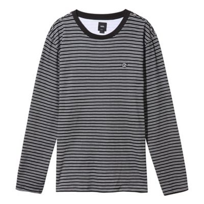 vans black and white striped shirt