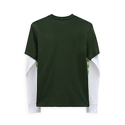 T-shirt Long Check Twofer garçon (8-14 ans) 4