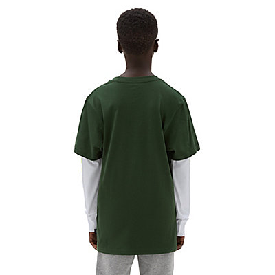 Jungen Long Check Twofer T-Shirt (8-14 Jahre) 3