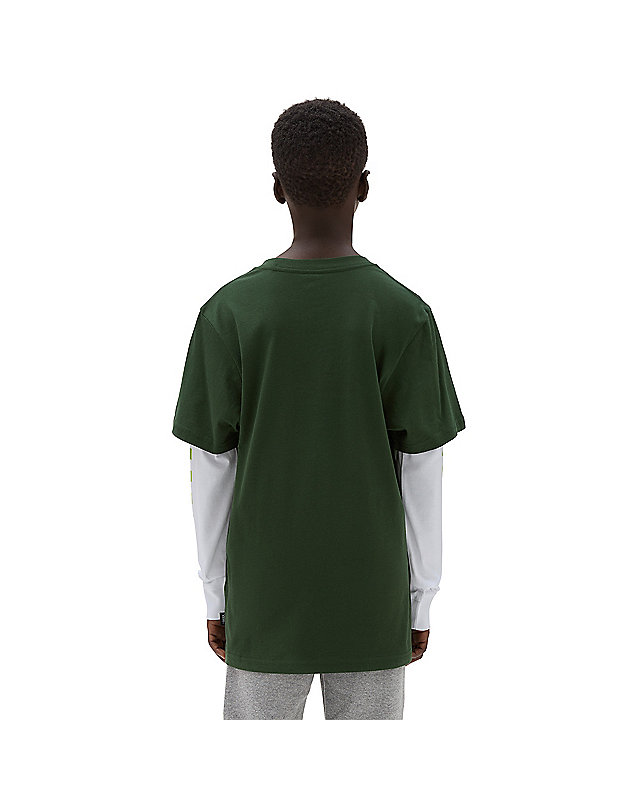 Jungen Long Check Twofer T-Shirt (8-14 Jahre) 3