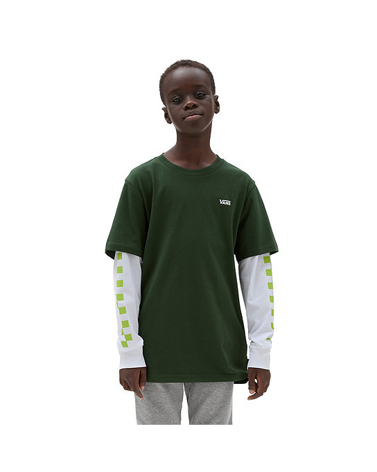 Maglietta Bambino Long Check Twofer (8-14 anni) | Vans