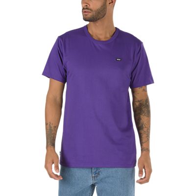 purple and white vans shirt