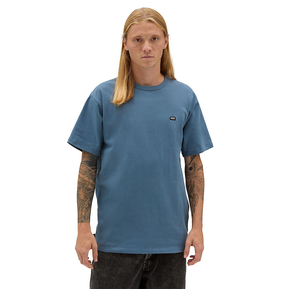 Vans Off The Wall Classic T-shirt (blue Mirage) Men Blue