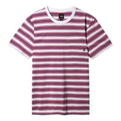 Knollwood Stripe T-shirt | Pink | Vans