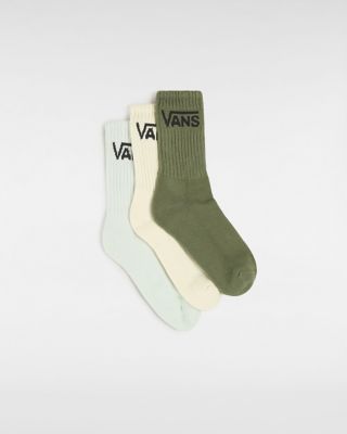 Vans Classic Crew Socken (3 Paar) (pale Aqua) Damen Grün