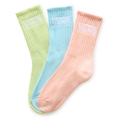 Classic Crew Socks (3 pairs) | Pink | Vans