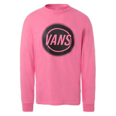 pink long sleeve vans shirt