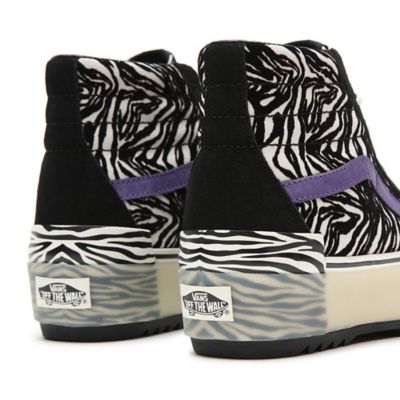 vans zebra stacked