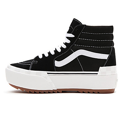 Suede/Canvas Sk8-Hi Stacked Shoes
