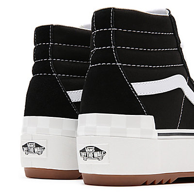 Suede/Canvas Sk8-Hi Stacked Shoes 6