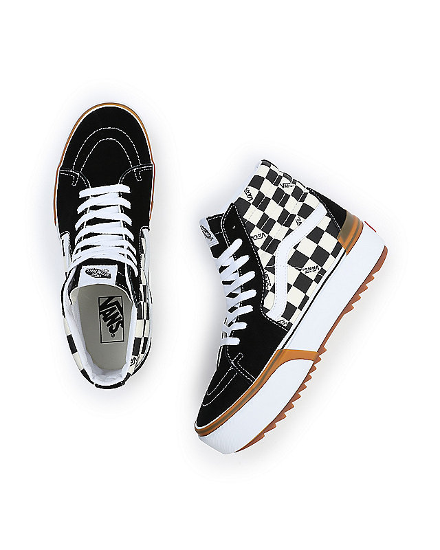 Chaussures Checkerboard Sk8-Hi Stacked 2