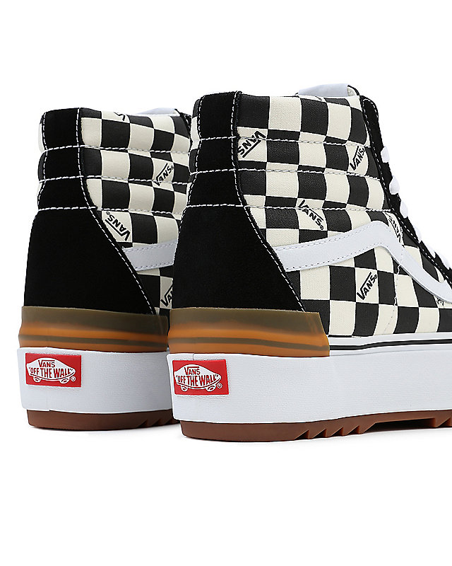 Ténis Checkerboard Sk8-Hi Stacked 7