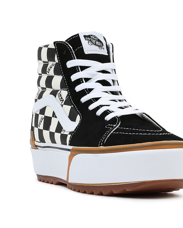 Checkerboard Sk8-Hi Stacked Shoes 8