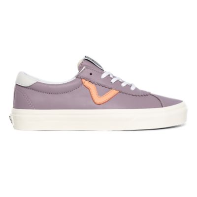 Purple store leather vans