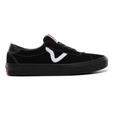 vans running shoes black