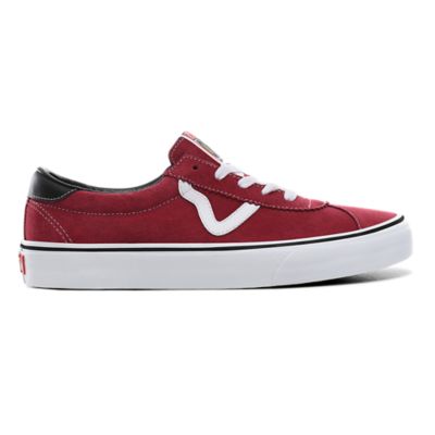 womens red vans size 4