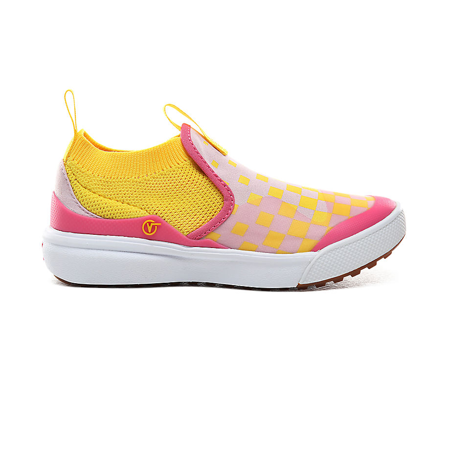 VANS Chaussures Junior Checkerboard Xtremeranger (4-8 Ans) ((checkerboard) Lilac Snow/vibrant Yellow