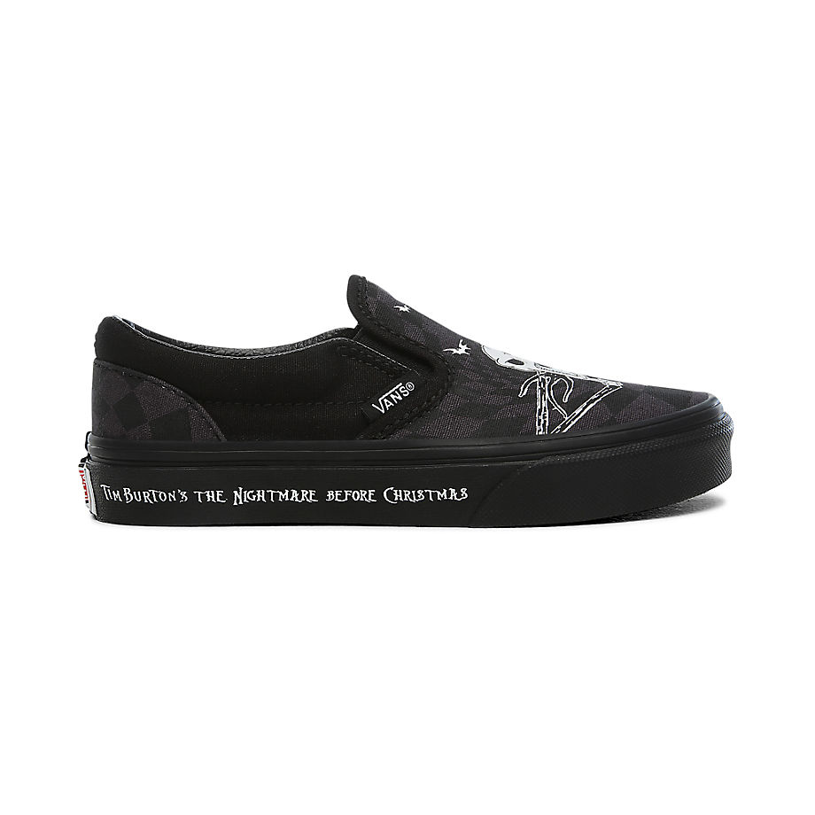 VANS Chaussures Junior Disney X Vans Glow Slip-on (4-8 Ans) ((disney) Glow/nightmare) Enfant Noir, T