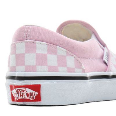 Pink checkered clearance vans for kids