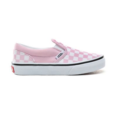 Kids Checkerboard Classic Slip-On Shoes 