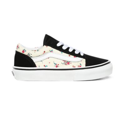 Kids Ditsy Floral Old Skool Shoes (4-8 