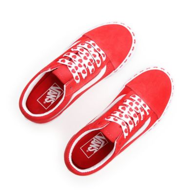 Red vans on sale shoes kids