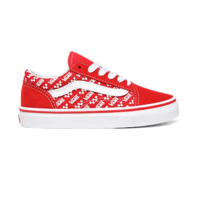 red old skool vans kids