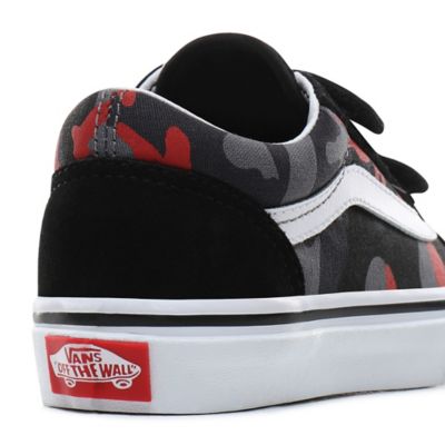 Red 2024 camo vans