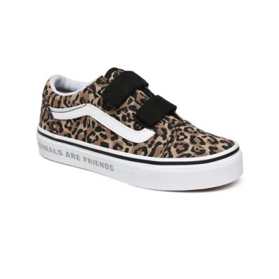 Kids leopard cheap print vans