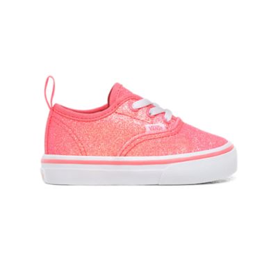 Toddler Neon Glitter Elastic Laces Authentic Shoes (1-4 years) | Vans ...