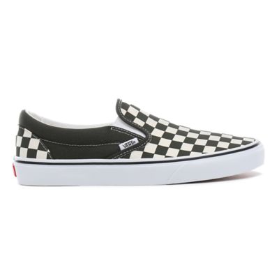 vans classic slip on black white checkerboard