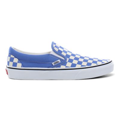 vans checkerboard shoes blue