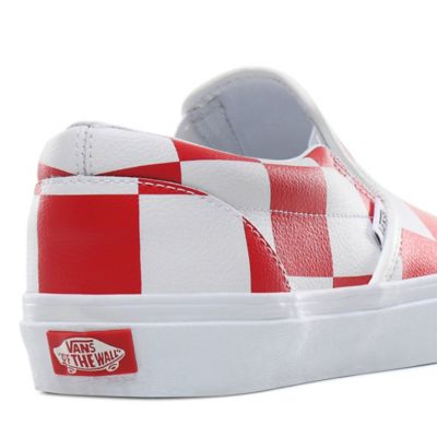 Leather checkered best sale vans