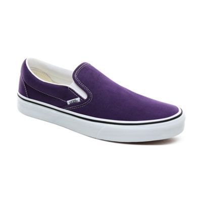 Vans slip hot sale ons purple