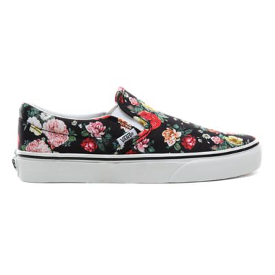 vans slip on flowers