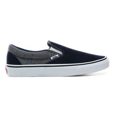 Suede Classic Slip-On Shoes | Blue | Vans