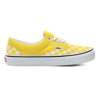 vans authentic checkerboard yellow