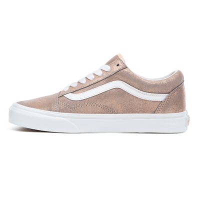 Rose gold vans clearance shoes