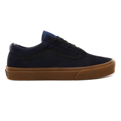 Gum Old Skool Shoes | Navy | Vans