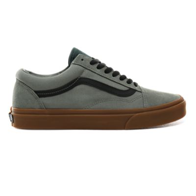 Gum Old Skool Shoes | Grey | Vans