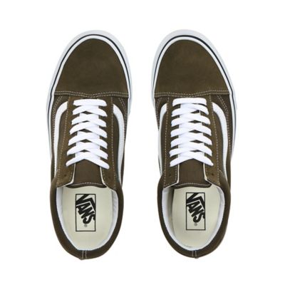 vans army green shoes