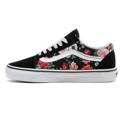 Vans with flowers store on the side