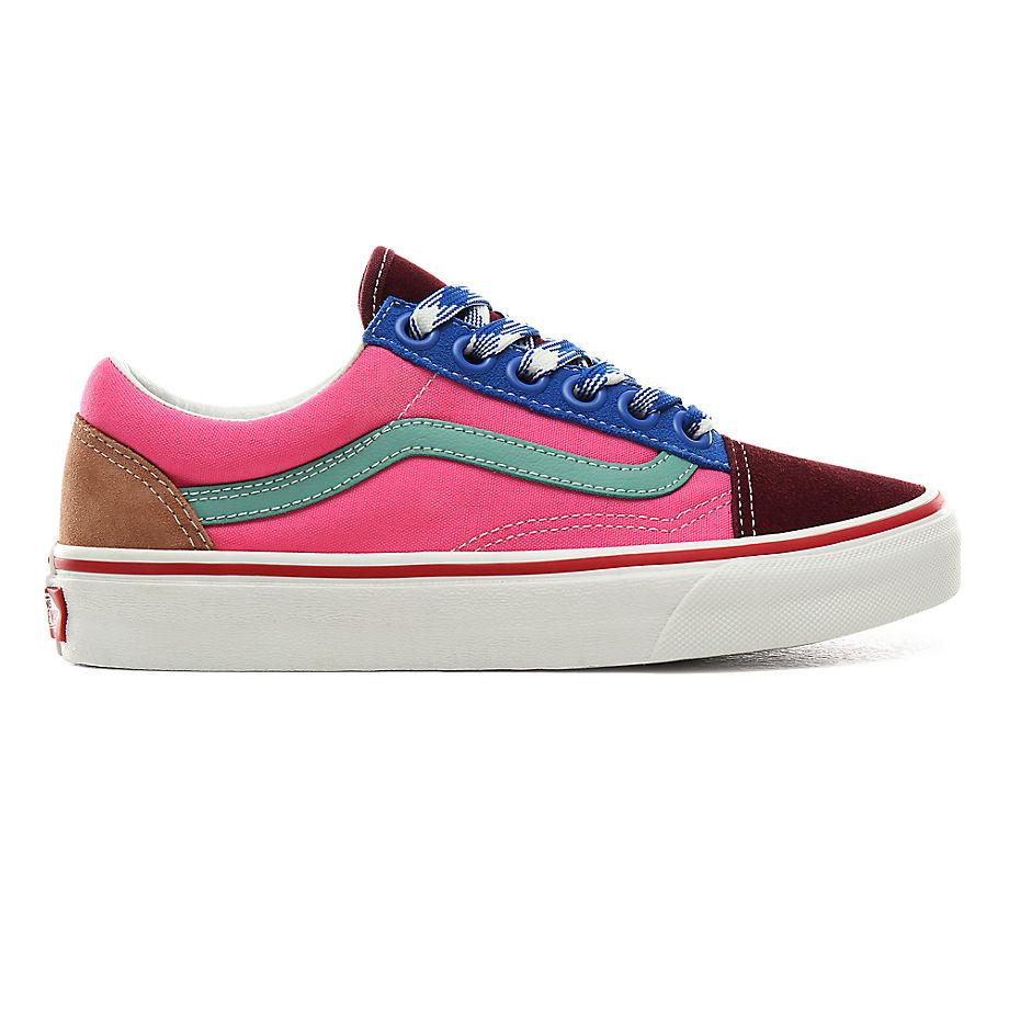 VANS Chaussures Frayed Laces Old Skool ((frayed Laces) Port Royale/marshmallow) Femme Multicolour, T