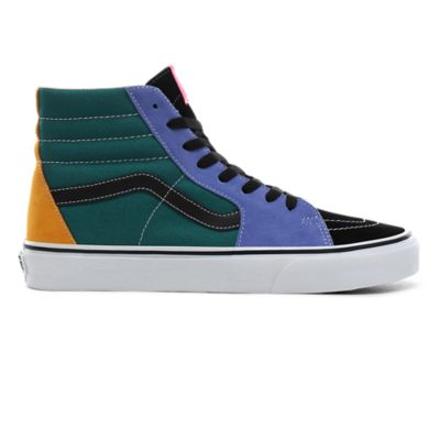 vans colorful high tops