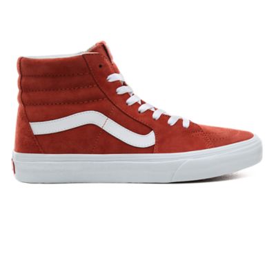 Pig Suede Sk8-Hi Shoes | Red | Vans