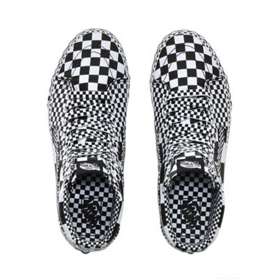 Vans checkerboard best sale all over