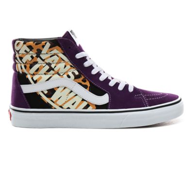 vans leopard purple